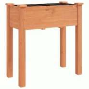 Helloshop26 - Jardinière bac lit surélevé plantes fleurs terrasse jardin avec doublure 71 x 37 x 76cm bois massif de sapin marron 02_0038143 - 3000 Helloshop26 - Jardinière bac lit surélevé plantes fleurs terrasse jardin avec doublure 71 x 37 x 76cm bois massif de sapin marron 02_0038143 - 3000