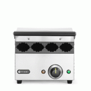 HENDI Grill de contact pour hot dogs et wraps, 220-240V/1800W, 385x285x(H)254mm - 263594