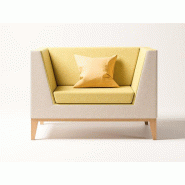 Fauteuil Posh Cadeinor avec cadre en bois massif Fauteuil Posh Cadeinor avec cadre en bois massif