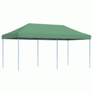 VidaXL Tente de réception pliable escamotable vert 580x292x315 cm Modèle AbriEnergy 297 - vert 4004936