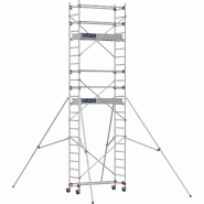 Échafaudage roulant aluminium AL 165 version standard - Hauteur de travail : 6,80 m - DUARIB - 613315 Échafaudage roulant aluminium AL 165 version standard - Hauteur de travail : 6,80 m - DUARIB - 613315