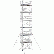 Échafaudage roulant aluminium DOCKER 150 version garde-corps EXMDS - Hauteur de travail : 12,90 m - DUARIB - 7230112-COPIE Échafaudage roulant aluminium DOCKER 150 version garde-corps EXMDS - Hauteur de travail : 12,90 m - DUARIB - 7230112-COPIE