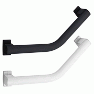 Barre de maintien coudee 46 cm metis jvd blanc