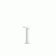 Borne d'éclairage LED d'extérieur Mac Floor Blanc 3000K - 12W IP65 30cm de hauteur en aluminium - Downlight - Beneito & Faure - blanc 8436590203996