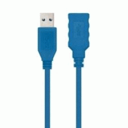Câble d'extension USB 3.0 Nanocable 10.01.0902-BL/ USB Mâle - USB Femelle/ 2m/ Bleu - 34832 Câble d'extension USB 3.0 Nanocable 10.01.0902-BL/ USB Mâle - USB Femelle/ 2m/ Bleu - 34832