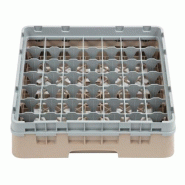 Cambro Panier à verres beige avec 49 compartiments pour une hauteur de verre maximale de 9,2cm. Ce panier à verres offre - 0099511601271