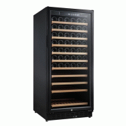 Cave à vin 120 bouteilles - Noir ou inox - Encastrable ou pose libre - Température réglable 5°C à 18°C Cave à vin 120 bouteilles - Noir ou inox - Encastrable ou pose libre - Température réglable 5°C à 18°C