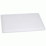 Contacto Planche à découper, blanche GN 1/1 avec rainure à jus - plastique 1523/530 Contacto Planche à découper, blanche GN 1/1 avec rainure à jus - plastique 1523/530