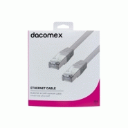 Dacomex cordon rj45 cat. 6 f/utp gris - 10 m 199069