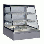 Gastro-Inox Vitrine chauffante pour SnacksToGo 2x GN1/1 746x717x845mm - 7445908669622