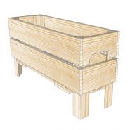 H2 - caisses en bois - simply à box - l18 x h29 x p54 cm
