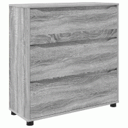 Helloshop26 - Armoire de rangement rectangulaire avec tiroirs espace pratique style minimaliste 80 x 31 x 81 cm en bois d'ingénierie 02_0054627 - Boi