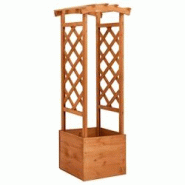 Helloshop26 - Jardinière à treillis avec arche 49 x 39 x 130 cm bois de sapin 02_0000873 - 3000072081539 Helloshop26 - Jardinière à treillis avec arche 49 x 39 x 130 cm bois de sapin 02_0000873 - 3000072081539