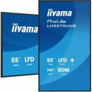 Iiyama LH5575UHS-B2AG Écran d'affichage dynamique Écran plat de signalisation numérique 138,7 cm (54.6") LCD Wifi 500 cd/m² 4K Ultra HD Noir Intégré dans le processeur Android 11 24/7