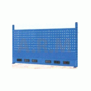 Lots de superstructures avec parois arrière et rampes d'alimentation