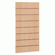 Panneau rainuré R15 L59,5xP120cm épaisseur 18mm - érable