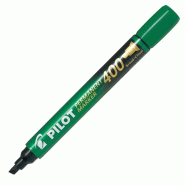 PILOT 65299 Marqueur Permanent 400 Pointe Biseautee Large Noir - vert 002713