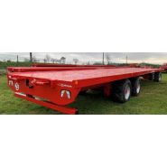 Plateau agricole trainé - Gamme EX - 10-12m avec train avant double oscillant