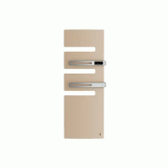 Radiateur sèche-serviettes connecté Serenis Premium mât droite 1750W Beige - Atlantic - 850474_0