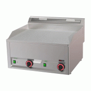 RM GASTRO Plaque de cuisson 65x48 électrique chrome durable combinée sans soubassement 400 V REDFOX - FTHRC 60 EL - REDFOX - 0615402210171