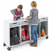 Armoire à Cartables - EWH.4 - 4 Tiroirs Assortis au Pupitre Pentagonal EWT.5