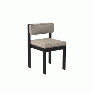 Chaise design in & out POSIDONIA - noir