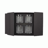 Coffret 4 verres à whisky Lounge et mixologie The Home Deco Factory - multicolore 3664944211624 Coffret 4 verres à whisky Lounge et mixologie The Home Deco Factory - multicolore 3664944211624