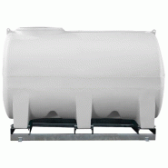 Cuve à vidange totale 4000L - BASIC DURACUVE 4000 - Système anti-ballant et châssis galvanisé