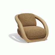 Fauteuil lounge in & out MEL - camel