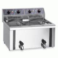 Friteuse professionnel electrique 2 cuve 8-9 lt+8-9 lt - PEF8+8B