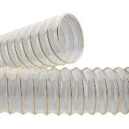 Gaine WINDFLEX 400 PU - Couronne de 10 m, Transparent, 140 mm_0