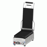 Grill panini compact Premium rainurées avec minuteur | Casselin - CGPRRXSPT