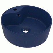 Helloshop26 - Lavabo de luxe avec trop-plein vasque à poser de toilette lave-mains de salle de bain salle cosmétique maison 36 x 13 02_0002776 - 300