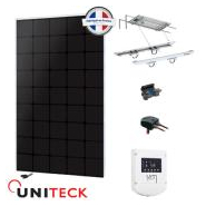 Kit solaire bateau uniteck 200w 12v mppt back contact