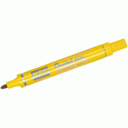 Pentel Marqueur permanent Pen N50, pointe conique 4,3 mm, encre jaune - jaune aluminium N50-GE