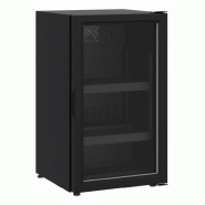 Réfrigérateur posable porte en verre  136L NOIR - 7464.0015 Combisteel - 7464.0015