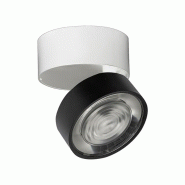 ROSSINI ILLUMINAZIONE Hole - Applique/Plafonnier Led 13W 3000K Cri90 Ip20 Optique Dimmable 38°, En Aluminium, Finition Blanc/Noir - Groupe Rossini -