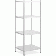 Royal Catering - Royal Catering RCER-7060 Étagère en INOX À Poser De Cuisine Professionnelle 4 Niveaux (Dimensions : 70 x 60 x 180 cm, Nombre de -