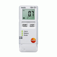Testo 184 G1 - Clé USB enregistreur de température, humidité et chocs réutilisable avec pile remplaçable