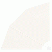 VidaXL Écran de confidentialité pour balcon Crème 160 x 160 cm Modèle Ombre Upsilon - 42000945_0