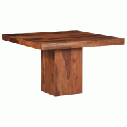 VidaXL Table à manger 120x120x77 cm bois d'acacia massif Modèle Helios Terrasse Élite - 4102379