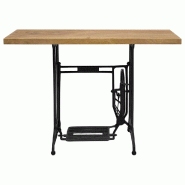 VidaXL Table console avec machine à coudre 110x40x75 cm Modèle Luna Outdoor - 285208