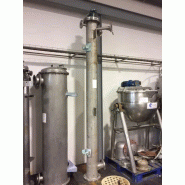 Échangeur tubulaire emf-hofmann 8,1 m2 d'occasion inox 316l