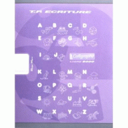 Calligraphe Lot de 20 Cahier TP Maternelle Ligne 8000 17x22, 32p./16 feuilles 90 g/m² piquées, couv. Vernis UV, DL 3mm IV / uni - 3210331085011