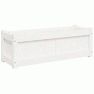 Helloshop26 - Jardinière bac lit surélevé plantes fleurs terrasse jardin 90 x 31 x 31 cm bois massif de pin blanc 02_0037965 - 3000217645466 Helloshop26 - Jardinière bac lit surélevé plantes fleurs terrasse jardin 90 x 31 x 31 cm bois massif de pin blanc 02_0037965 - 3000217645466