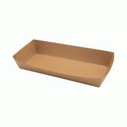 METRO PROFESSIONAL 50 Boîtes à hot-dog en kraft 18,5 × 8 × 3,5 cm - marron en carton 4337182241317