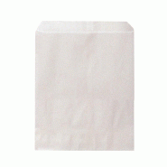 Pochettes cadeaux kraft lisse blanc 12x14cm - par 1000 - sachets résistants