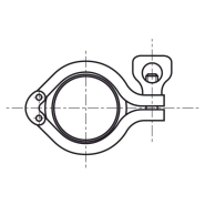 Raccord mini CLAMP complet inox 316L