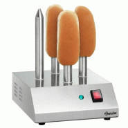 Toaster hot-dogs 4 plots - Acier inoxydable, témoin lumineux, plage de température jusqu'à 80°C Toaster hot-dogs 4 plots - Acier inoxydable, témoin lumineux, plage de température jusqu'à 80°C