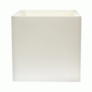 WellHome - Pot de fleurs modèle Cube Dan-i 57L blanc - blanc WH13533